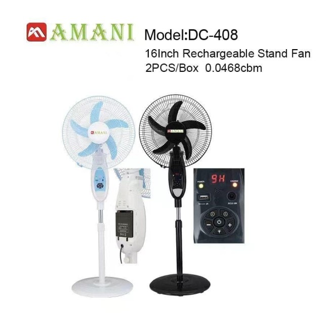 Ventilateur AMANI DC-408 16" Rechargeable | Electro 221
